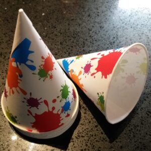 Splat-Coloured Snow Cones