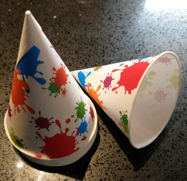 Splat-Coloured Snow Cones